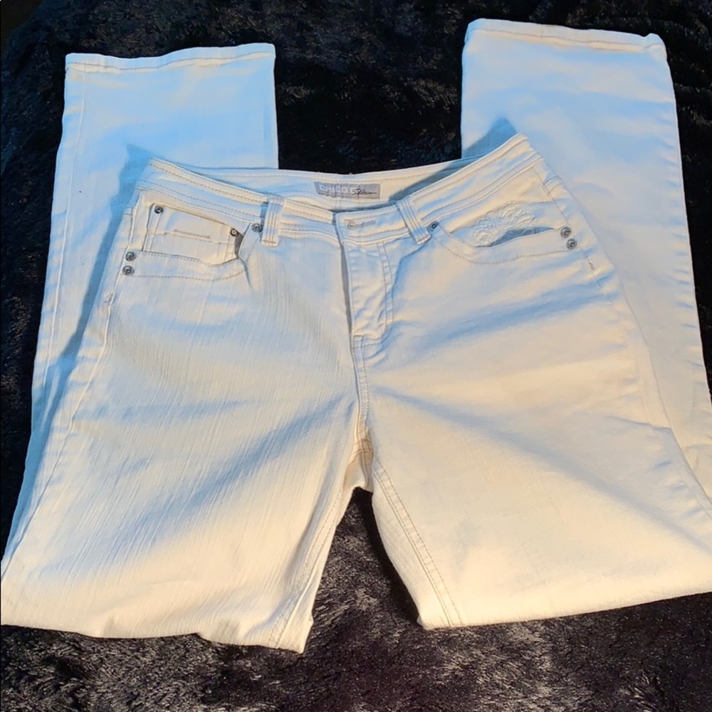 Chico’s Platinum Size 0.5 (4/6)Straight Leg Jeans Retro